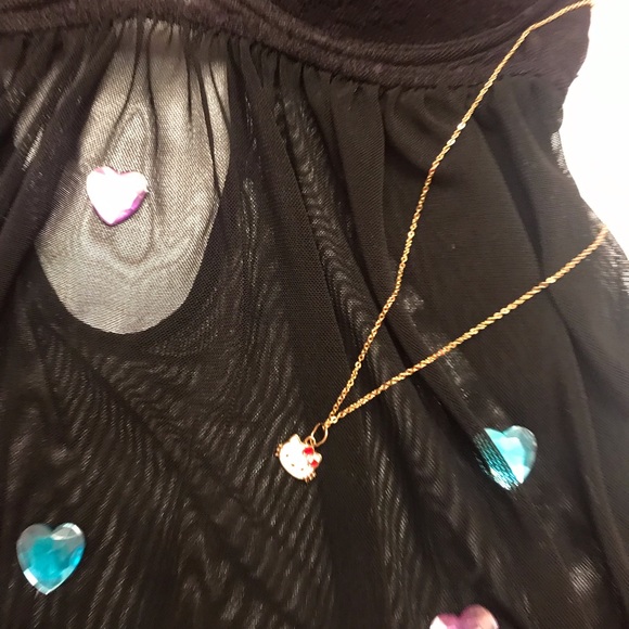 Adorable 💖🍬custom hello kitty lingerie set and Sanrio necklace bundle 🍭 - Picture 6 of 13